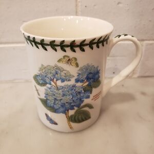 Portmeirion Botanic Garden Hydrangea Coffee Tea Mug 12 oz